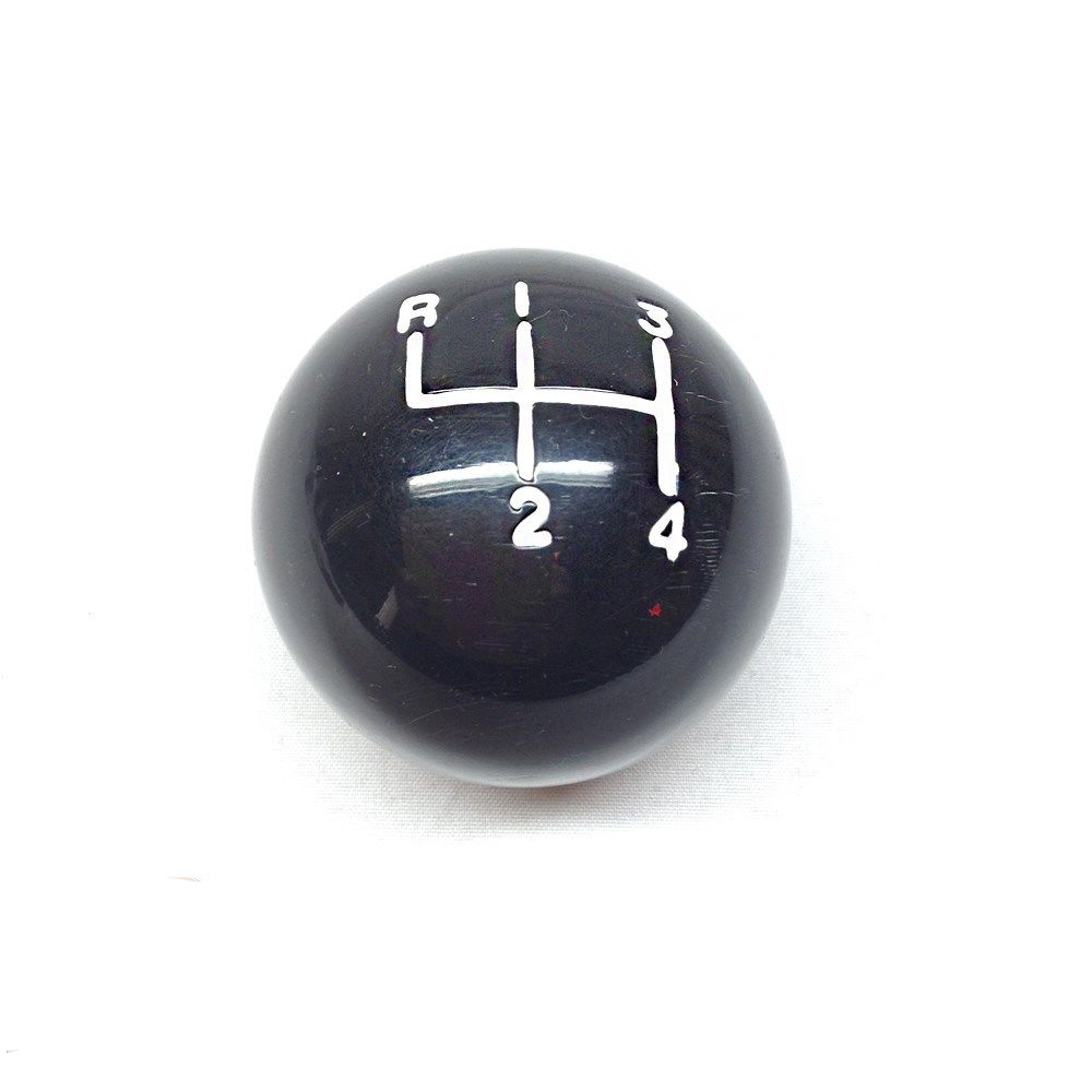 1966 Pontiac GTO/LeMans/Tempest SHIFT BALL MANUAL BLACK WITH 4-SPEED SHIFT PATTERN 3/8â€ COARSE THREAD | CP1596Z