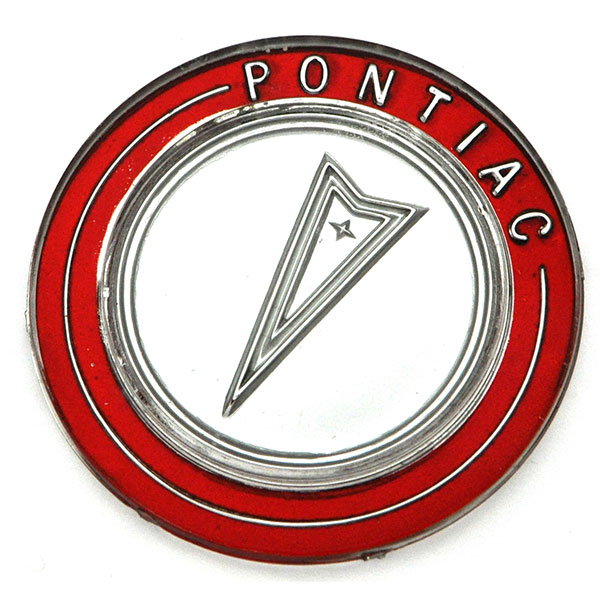 1964 Pontiac GTO/LeMans/Tempest WOOD WHEEL HORN BUTTON EMBLEM | ST3360G