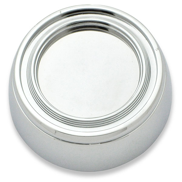 1966 Pontiac GTO/LeMans/Tempest WOOD WHEEL HORN CAP & HOUSING (CHROME POTMETAL) - 2 PIECE KIT | ST3365G
