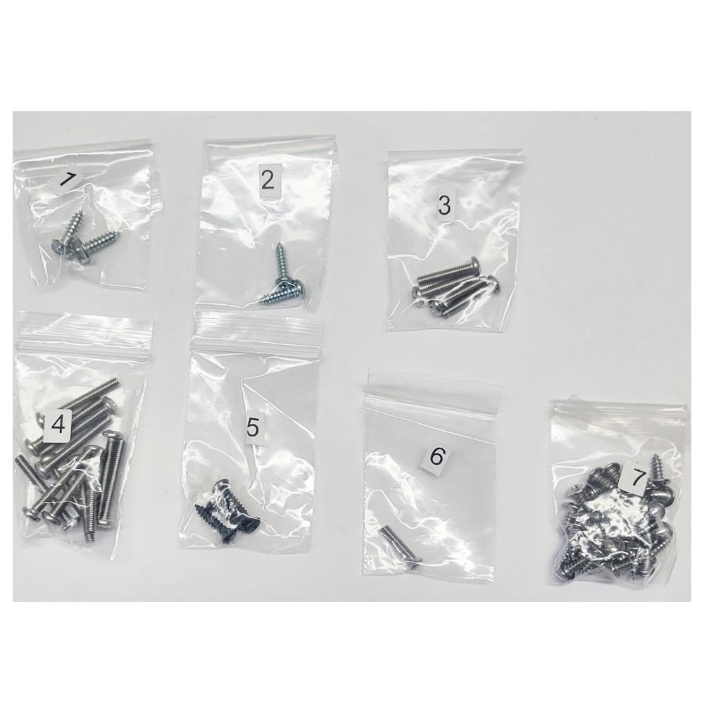 1968 Pontiac GTO/LeMans/Tempest EXTERIOR SCREW KIT FOR CARS WITH WHEEL WELL SCREWS (533A) | GM533A