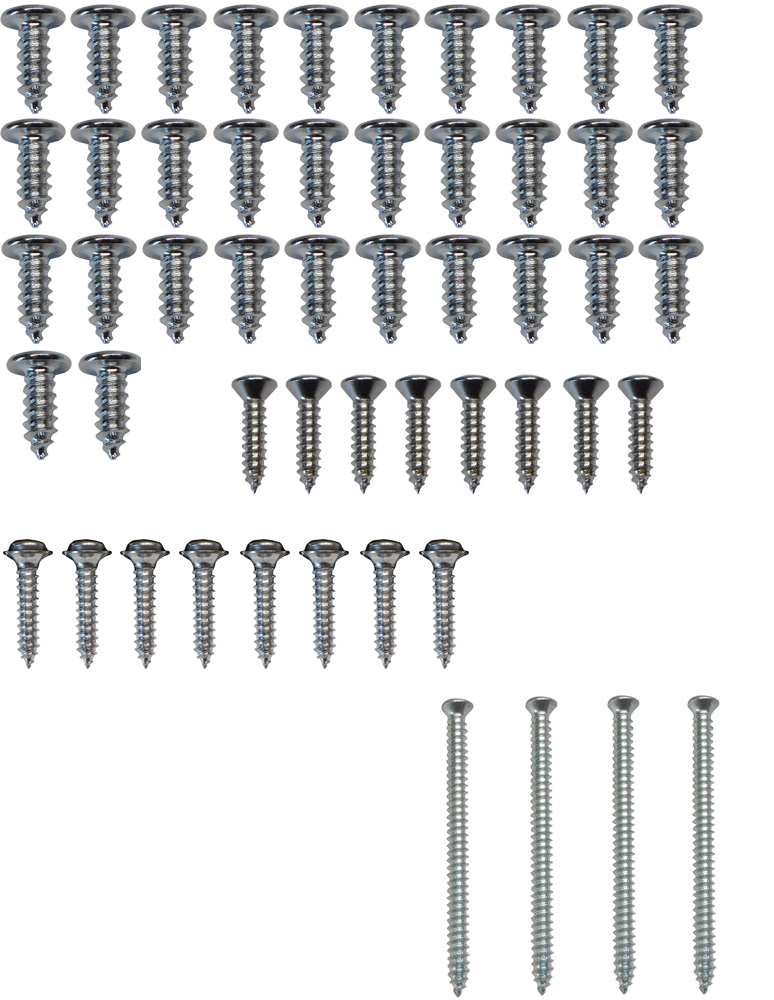 1967 Pontiac GTO/LeMans/Tempest DETAIL SCREW KIT | HB2538G