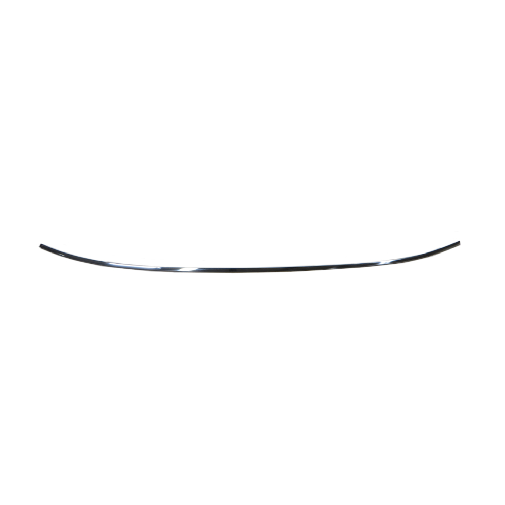 1969 Pontiac GTO/LeMans/Tempest HOOD MOLDING REAR EDGE - SHOW QUALITY STAINLESS. MOUNTS ON THE REAR EDGE OF THE HOOD. WE ALSO CARRY THE REAR UPPER FENDER MOLDINGS THAT WORK IN CONJUNCTION WITH THIS BACK OF HOOD MOLDING | XP4271G