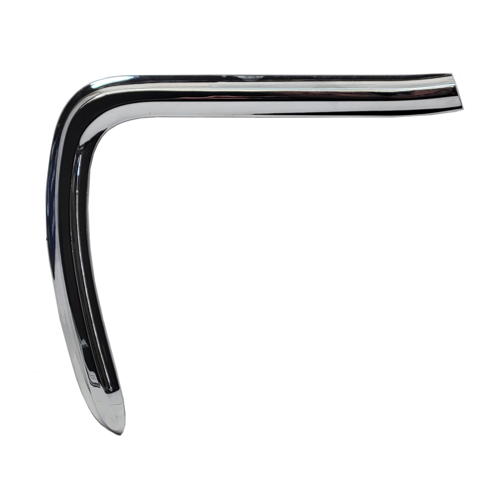 1966 Pontiac GTO/LeMans/Tempest DECKLID EXTENSION MOLDING ON QUARTER NEW LH - MOUNTS ON THE REAR OF THE QUARTER PANEL AND EXTENDS FROM THE TRUNK LID MOLDING TO THE BUMPER ON EACH SIDE | XP4279G