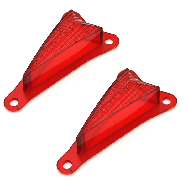 1968 Pontiac GTO/LeMans/Tempest 68 GTO & 69 LEMANS REAR SIDE MARKER LENSES (RED) - PR | XL4181G