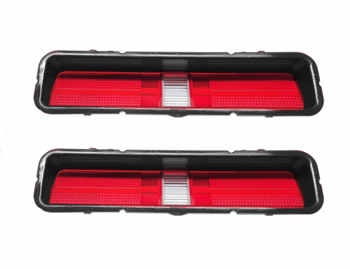 1969 Pontiac GTO/LeMans/Tempest TAIL LAMP LENS PAIR (FITS GTO ONLY) | XL4199G