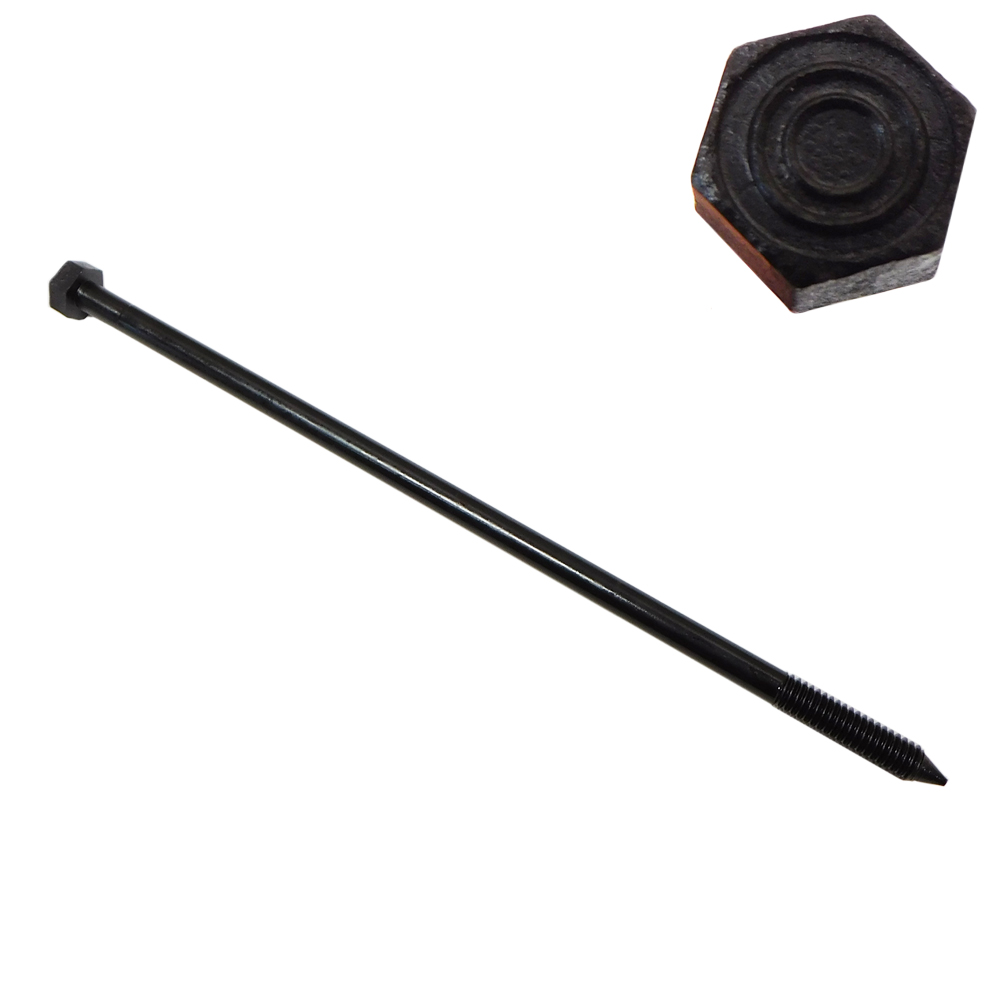 1967 Pontiac GTO/LeMans/Tempest BATTERY TRAY HOLD DOWN CLAMP BOLT - BLACK OXIDE. | EL2069G