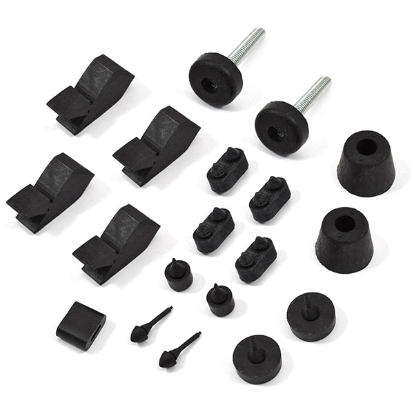 1970 Pontiac GTO/LeMans/Tempest RUBBER BUMPER KIT (INCLUDES 2 CORRECT HOOD ADJUSTMENT BUMPERS, 4 SIDE OF HOOD BUMPERS, 2 REAR HOOD BUMPERS, 4 DOOR BUMPERS, 2 TRUNK LID BUMPERS, 2 GAS DOOR BUMPERS & 2 GLOVE BOX BUMPERS) | WS4029G