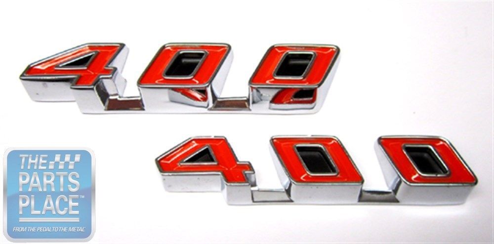 1971 Pontiac GTO/LeMans/Tempest (400) ROCKER EMBLEMS - PR