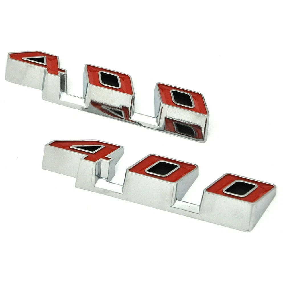 1972 Pontiac GTO/LeMans/Tempest (400) ROCKER EMBLEMS - PR | EM2146G