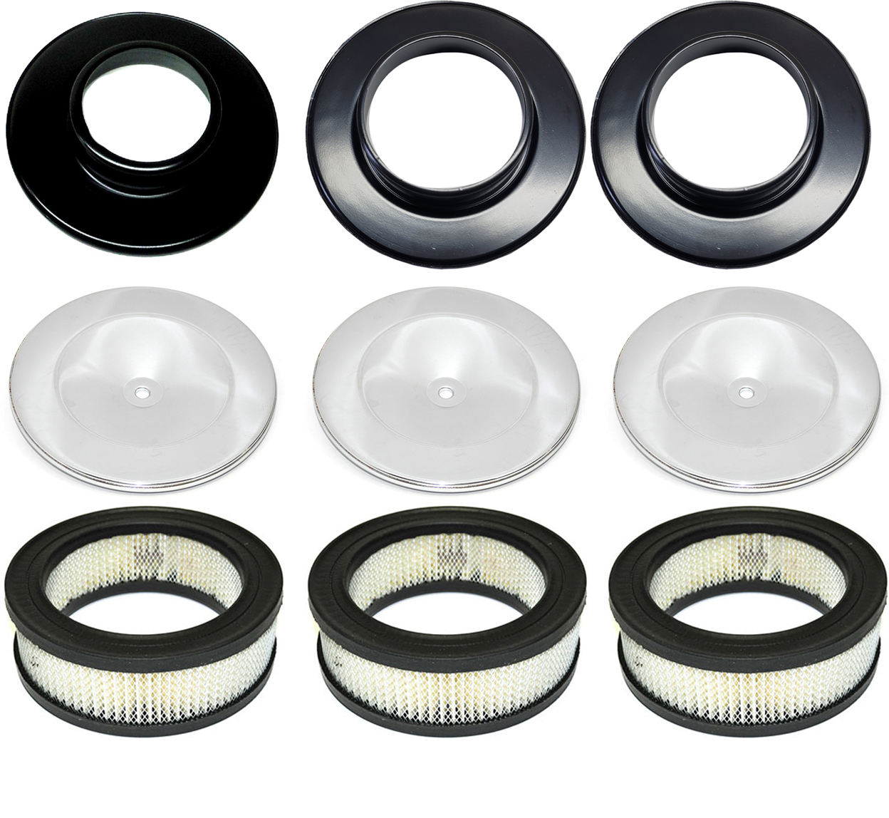 1964 Pontiac GTO/LeMans/Tempest AIR CLEANER SET WITH PAPER AIR FILTER | TP3537G