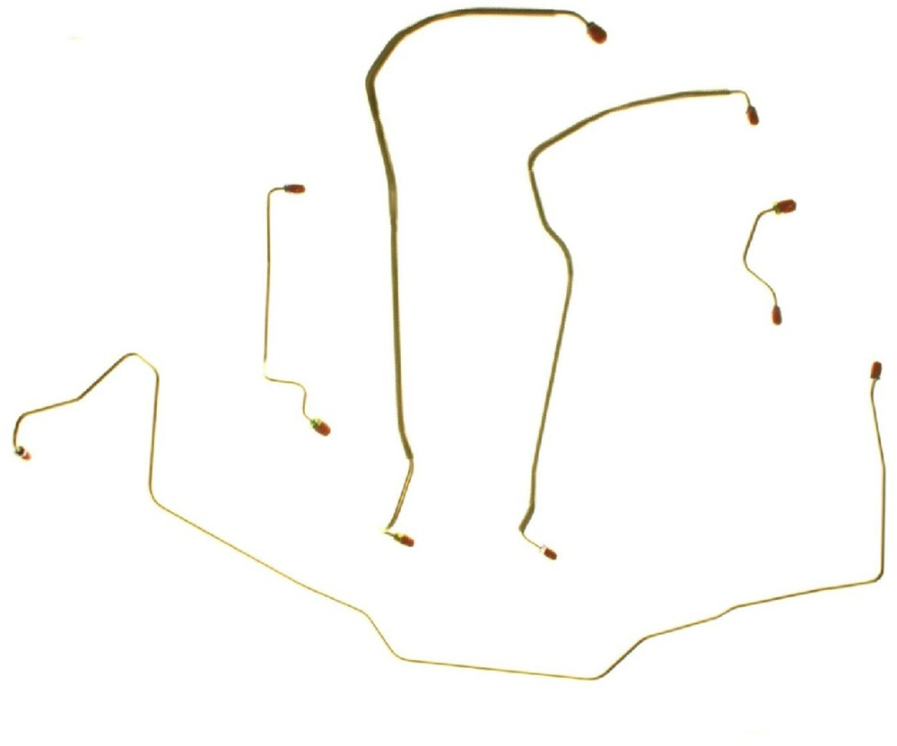 1970 Pontiac GTO/LeMans/Tempest FRONT BRAKE LINE KIT - POWER DISC (5 PIECES) | BR1502Z
