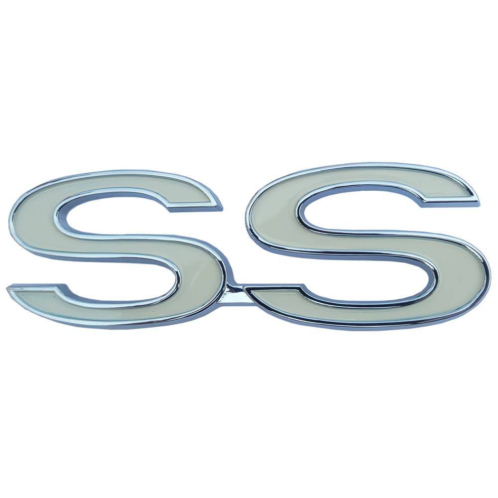 1974 Chevrolet Nova/Chevy II FRONT FENDER EMBLEM WITH 3 MOUNTING STUDS (SS) - EA | EM1990C