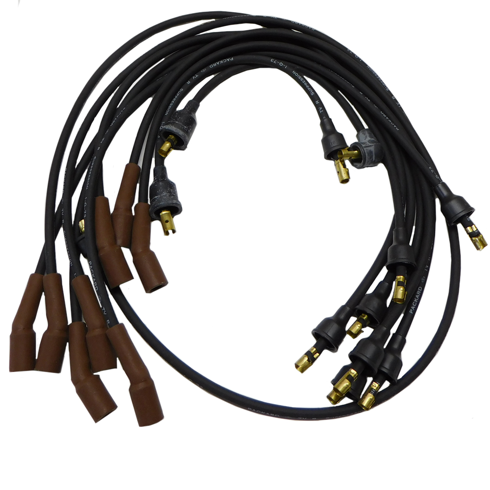 1973 Pontiac GTO/LeMans/Tempest 1-Q-73  SPARK PLUG WIRE SET, V8, ALL EXCEPT UNITIZED DISTRIBUTOR | 2364-731