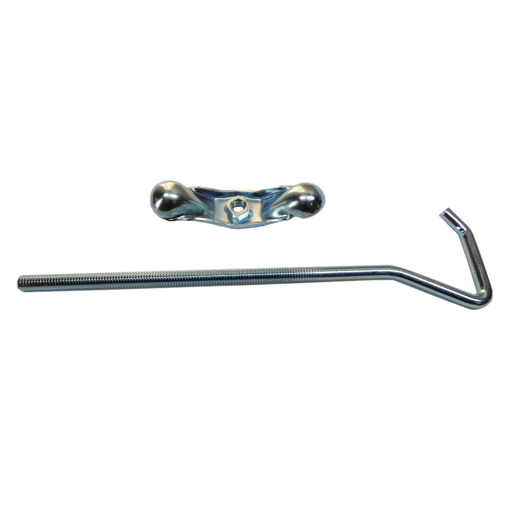 1966 Pontiac GTO/LeMans/Tempest J-BOLT AND WING NUT SET - LENGTH OF J BOLT IS APPROXIMATELY 9 5/8