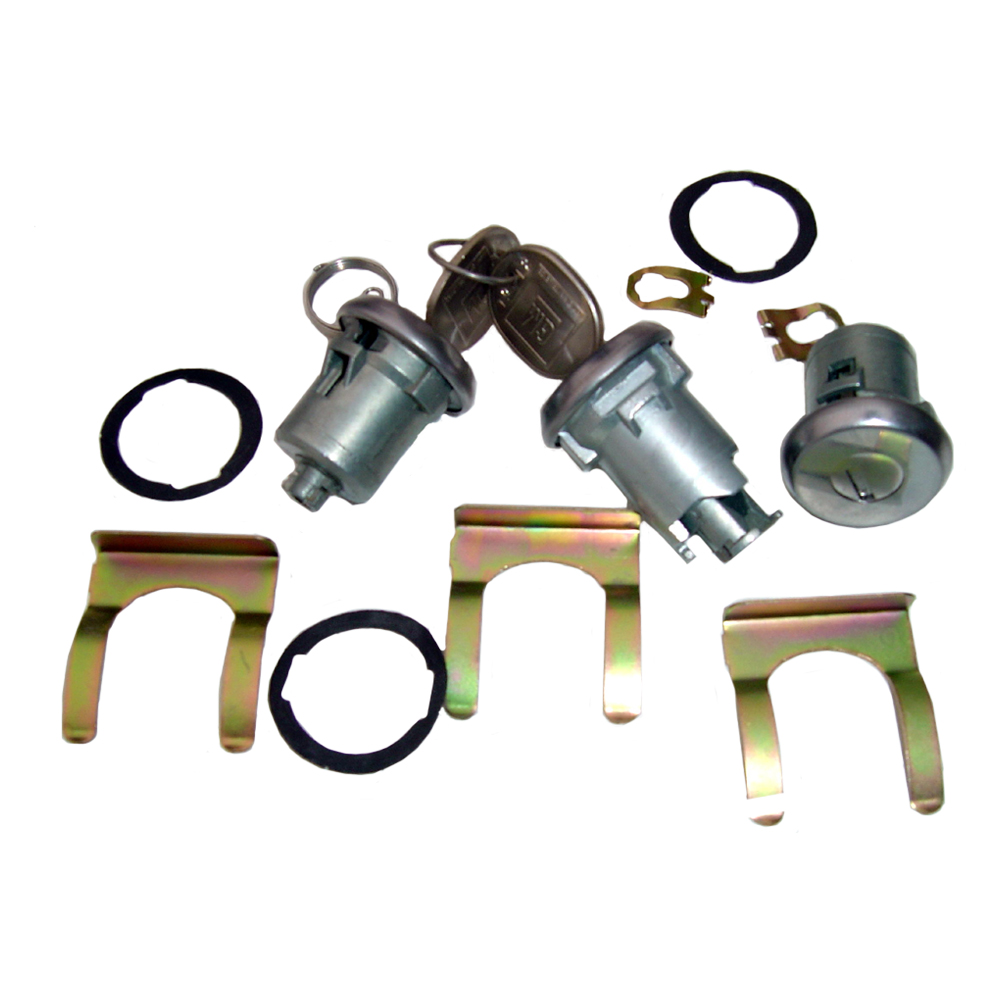 1966 Pontiac GTO/LeMans/Tempest DOOR & TRUNK LOCK KIT (LATER KEYS) 136 | KL3560Z