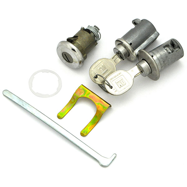1967 Pontiac GTO/LeMans/Tempest CONSOLE, GLOVE & TRUNK LOCK KIT (LATER KEYS) 255 | KL3133G