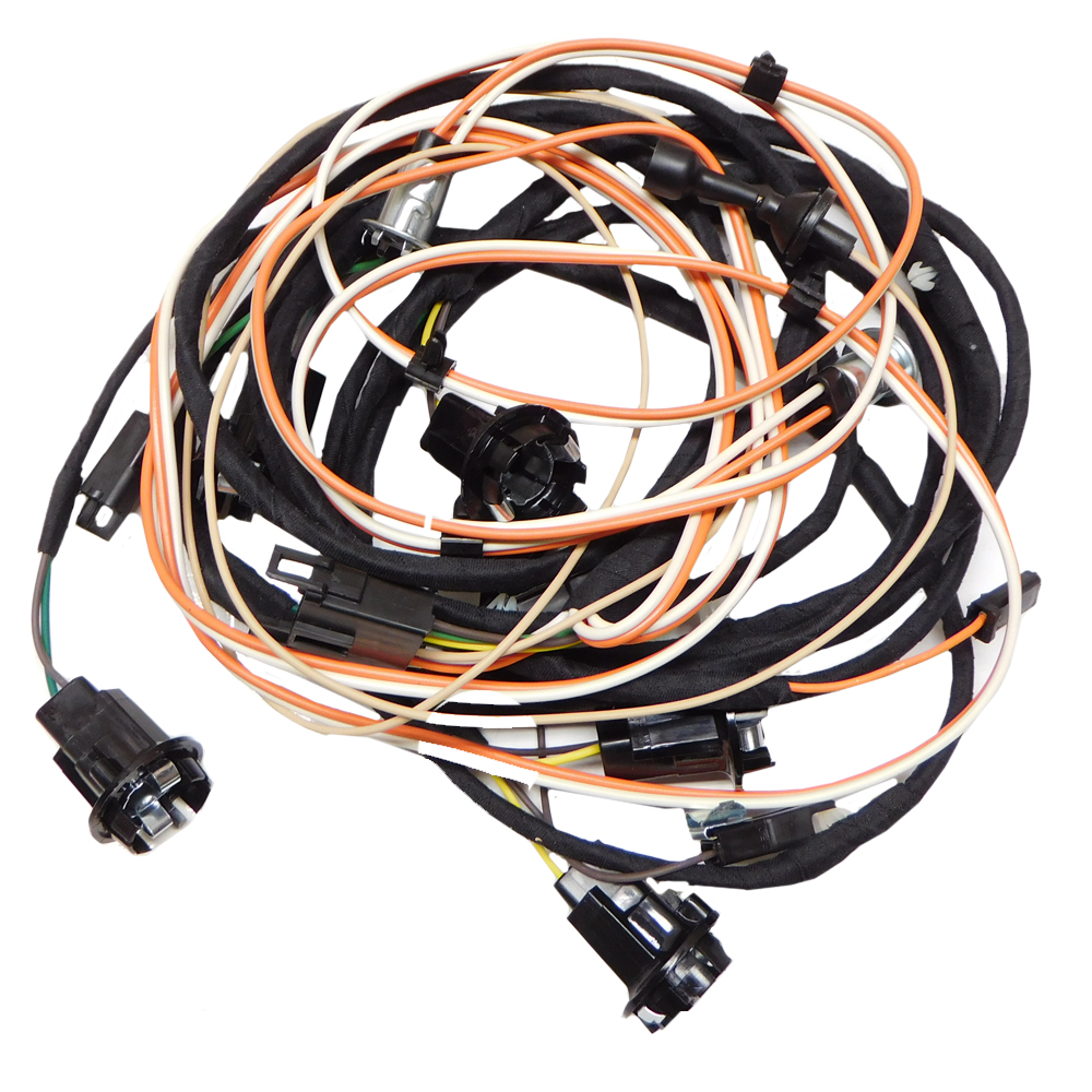 1966 Pontiac GTO/LeMans/Tempest REAR LAMP HARNESS, CONVERTIBLE, GTO | PL80175