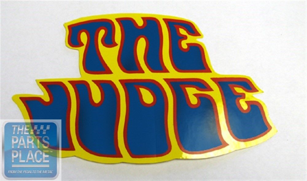 画材 Lizardrite Genuine 1969 Pontiac GTO/LeMans/Tempest JUDGE STRIPE DECAL KIT