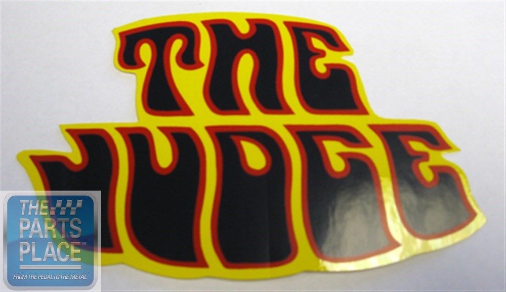 1969 Pontiac GTO/LeMans/Tempest JUDGE STRIPE KIT FOR CAROUSEL RED CARS FEBRUARY & LATER MODELS (YELLOW, RED & BLACK) | DC1827G