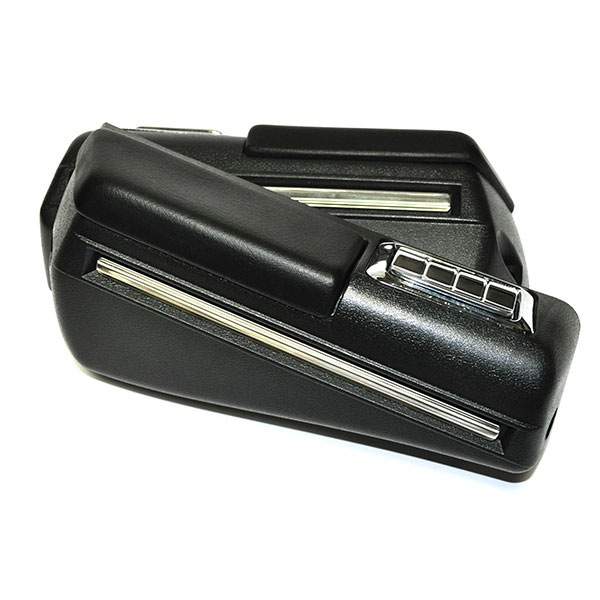 1969 Pontiac GTO/LeMans/Tempest REAR ARM REST KIT (INCLUDES BASES & PADS WITH CHROME TRIM - PR) | IN3146A