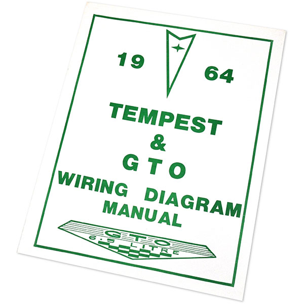 1964 Pontiac GTO/LeMans/Tempest GTO / TEMPEST WIRING DIAGRAM MANUAL | MP0044