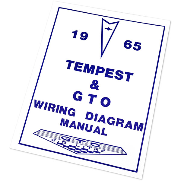 1965 Pontiac GTO/LeMans/Tempest TEMPEST & GTO WIRING DIAGRAM MANUAL | MP0045