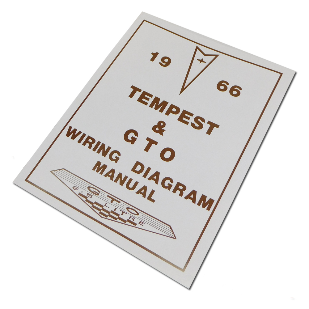 1966 Pontiac GTO/LeMans/Tempest GTO/LEMANS WIRING DIAGRAM MANUAL | MP0046