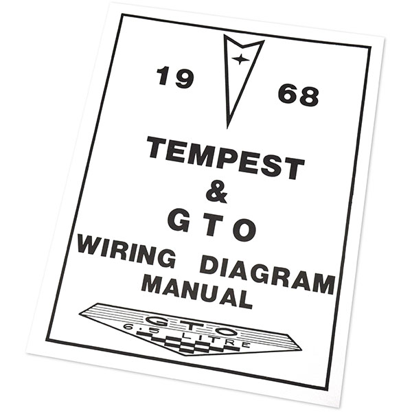 1968 Pontiac GTO/LeMans/Tempest GTO / LEMANS WIRING DIAGRAM MANUAL | MP0048
