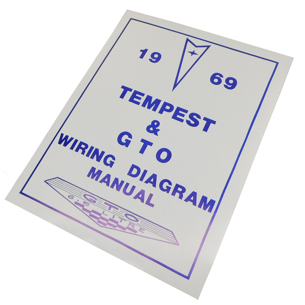 1969 Pontiac GTO/LeMans/Tempest GTO/LEMANS WIRING DIAGRAM MANUAL | MP0049