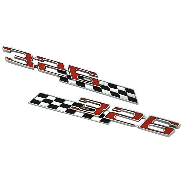 1965 Pontiac GTO/LeMans/Tempest LEMANS 326 V FLAGS FENDER EMBLEM - PR | EM2129G