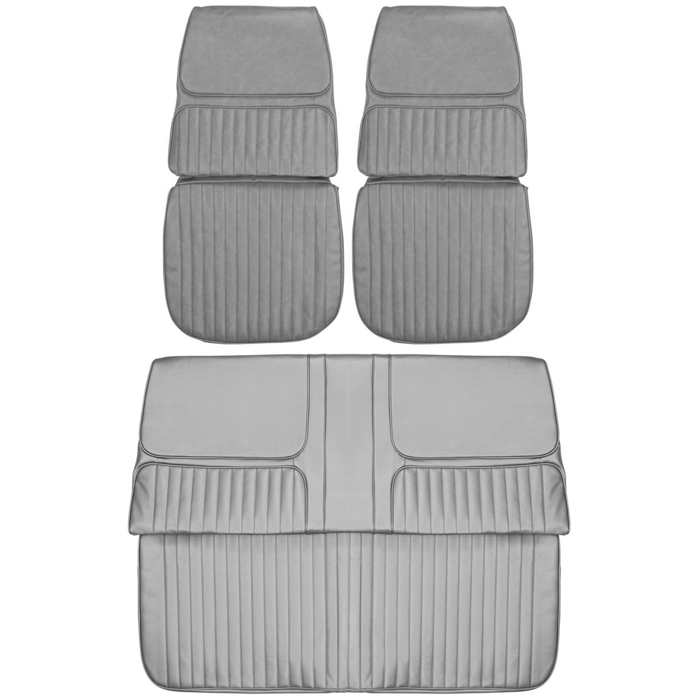 1968 Buick Skylark/GS/Regal/GN PUI CUSTOM SEAT COVERS - FRONT BUCKETS & REAR BENCH COMPLETE SET (COUPE) | IN2179S