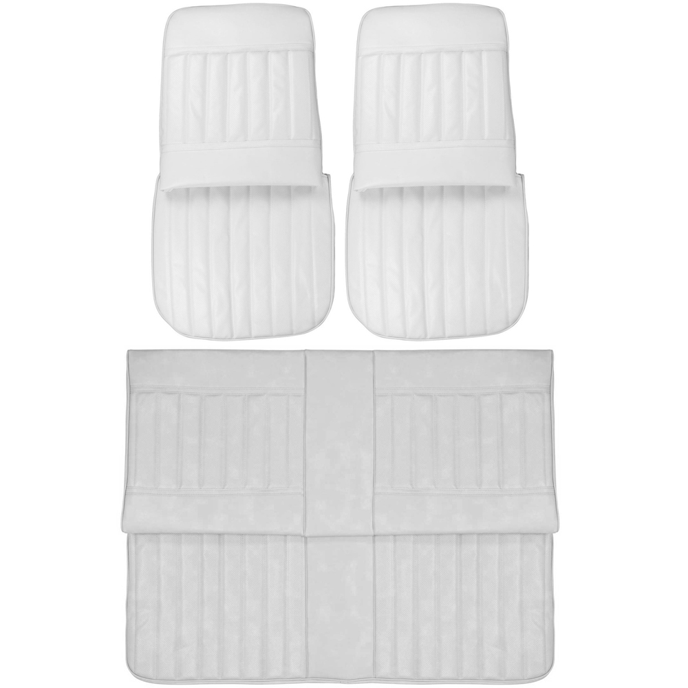 1972 Buick Skylark/GS/Regal/GN PUI SEAT COVERS - CUSTOM FRONT BUCKETS & REAR BENCH COMPLETE SET (COUPE) | IN2192S