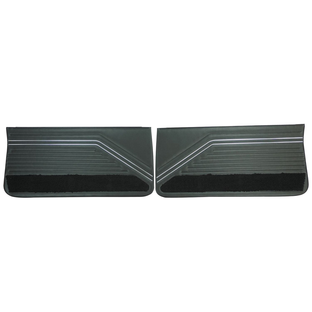 1967 Buick Skylark/GS/Regal/GN FRONT DOOR PANELS SKYLARK & GS (PUI UNASSEMBLED) DARK AQUA - PR | IN2280S