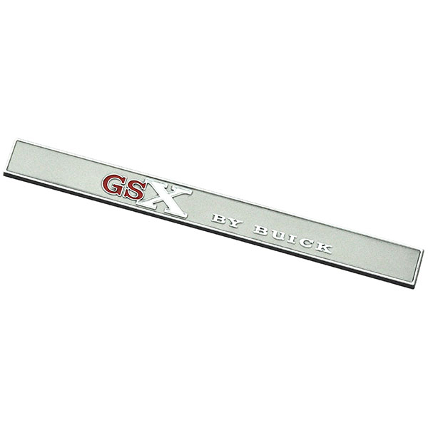 1971 Buick Skylark/GS/Regal/GN DASH EMBLEM (GSX) - GS IS IN RED, X IS IN WHITE WITH 