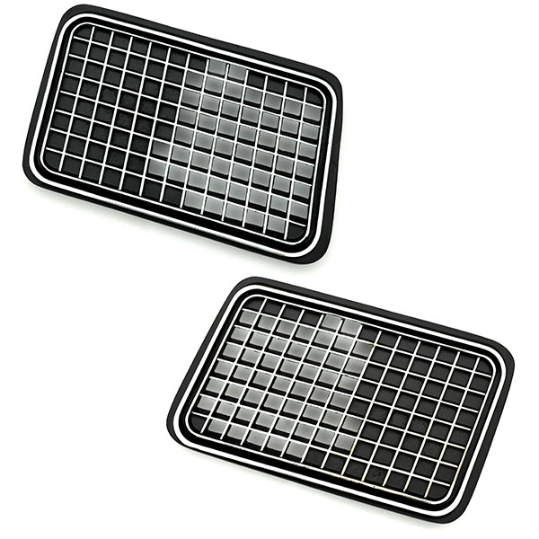 1972 Buick Skylark/GS/Regal/GN CHROME DIECAST HOOD SCOOP INNER GRILLES GM # 1239552 â€“ 1239553 - PR | BP1108S