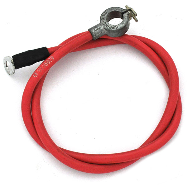 1967 Buick Skylark/GS/Regal/GN S BATTERY CABLE, POSITIVE, V6, V8, 300-340 C.I. EXCEPT GRAN SPORT (SPRING RING CABLE) | 23665