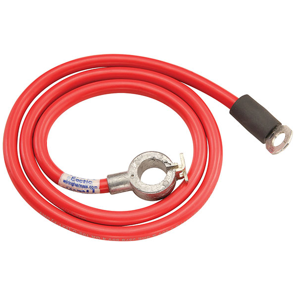 1968 Buick Skylark/GS/Regal/GN S  BATTERY CABLE, POSITIVE, V8, 350 C.I. | 09910
