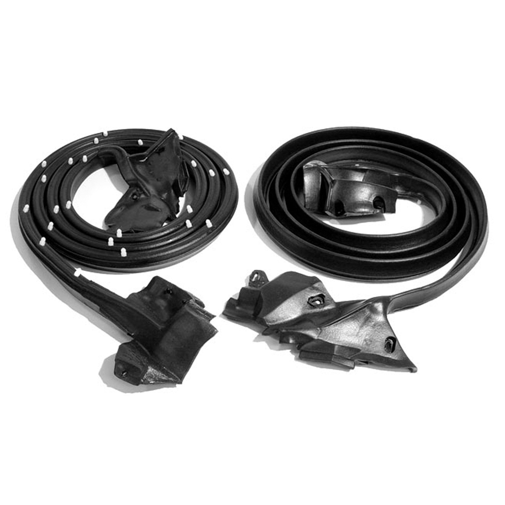 1975 Buick Skylark/GS/Regal/GN DOOR WEATHERSTRIPS WITH CLIPS AND MOLDED ENDS - PR (REGAL & CENTURY) | WS4416A