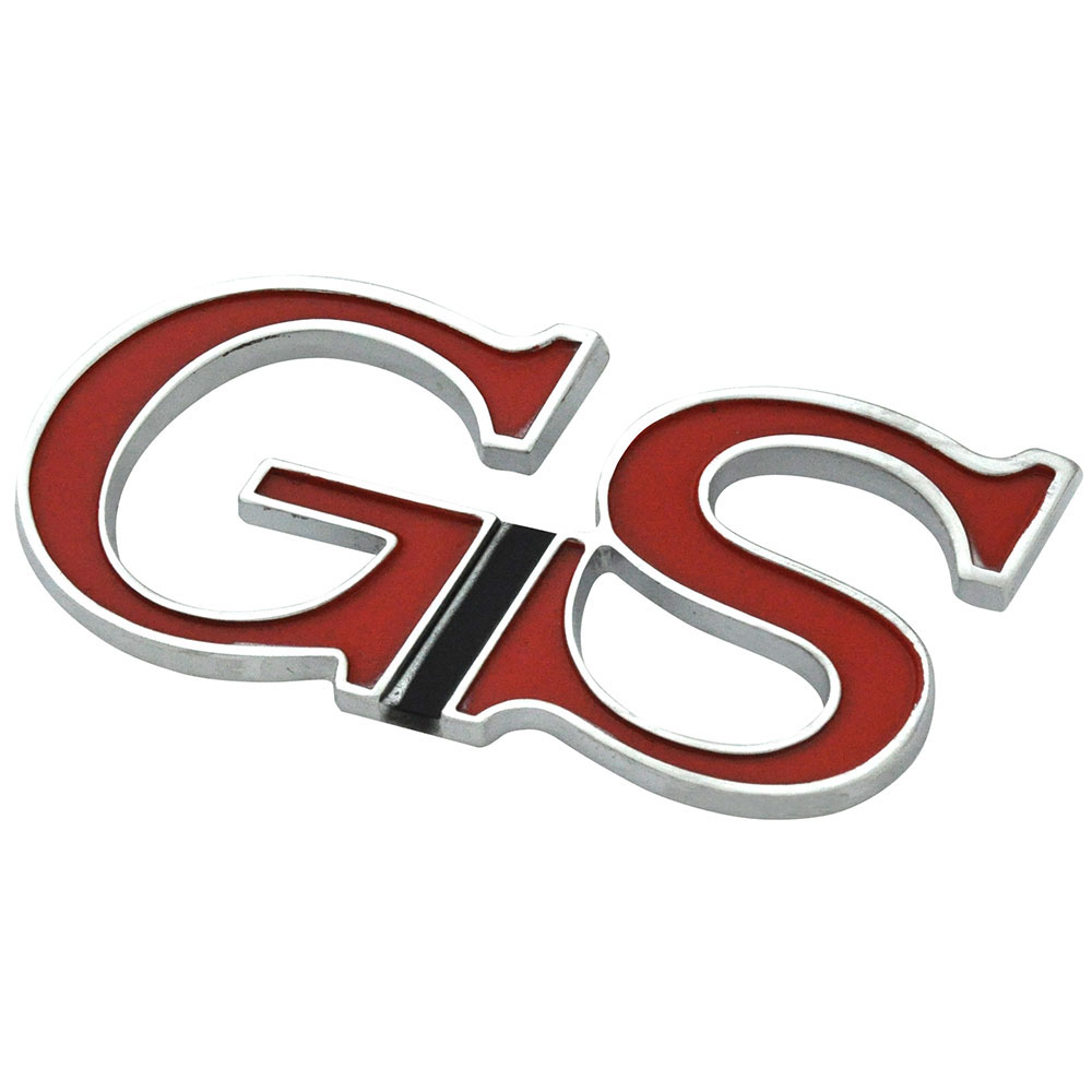 1967 Buick Skylark/GS/Regal/GN (GS) QUARTER PANEL, TRUNK LID AND SAIL PANEL EMBLEM GM 7334277 (2 SHORT PINS) - EA | 7334277