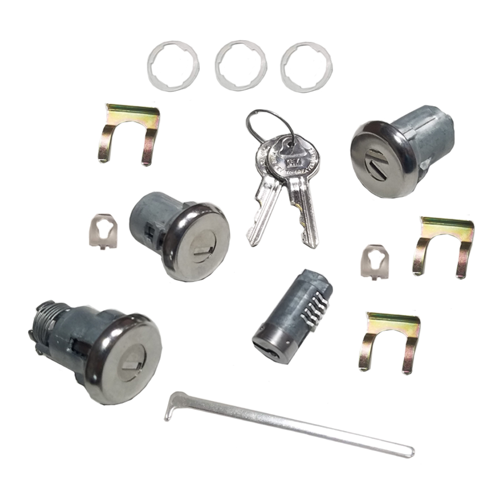 1964 Buick Skylark/GS/Regal/GN GLOVEBOX, TRUNK & DOOR LOCK KIT - ORIGINAL KEY 153A | KL3587Z