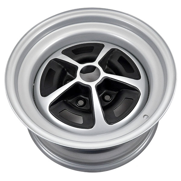 1969 Chevrolet Camaro 14-7 SILVER & BLACK PAINTED SS WHEEL