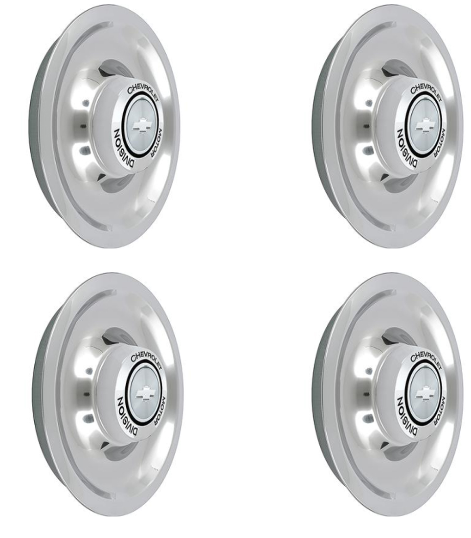 1967 Chevrolet El Camino RALLY WHEEL CAP & DISH W/O DISC KIT - 4 PIECE | WT8883Z
