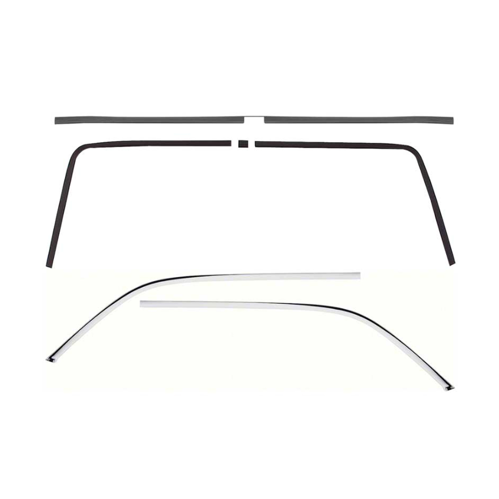 1968 Pontiac Firebird/TransAm 6-PIECE INTERIOR HEADLINER MOLDING TRIM KIT | IN2924F