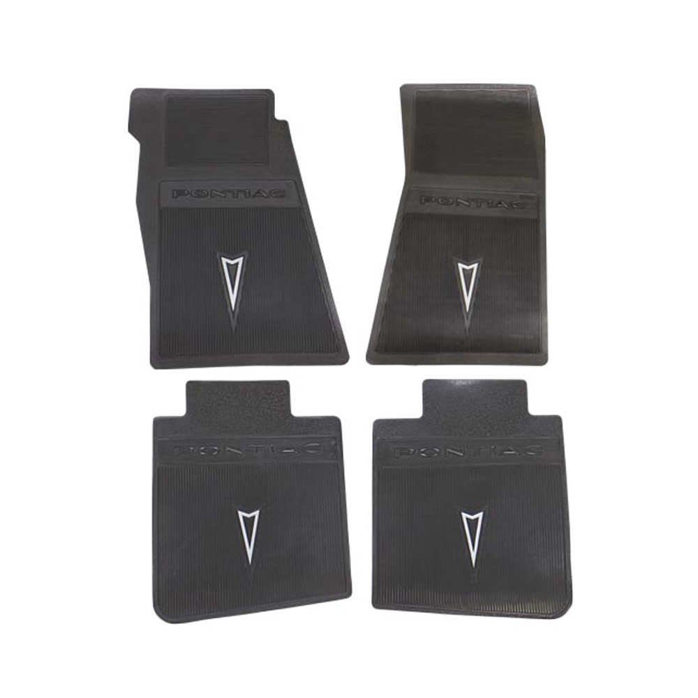 1967 Pontiac Firebird/TransAm FACTORY STYLE FLOOR MATS RUBBER SET WITH 