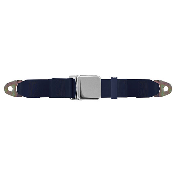 2004 Cadillac Cars CHROME FLIP STYLE LAP BELT, DARK BLUE (4004) 74