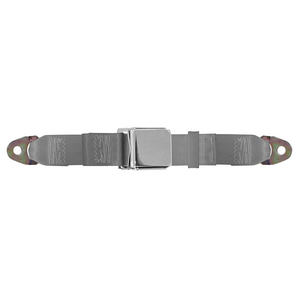 1953 Chevrolet Full Size up to 1957 CHROME FLIP STYLE LAP BELT, GRAY (6005) 74
