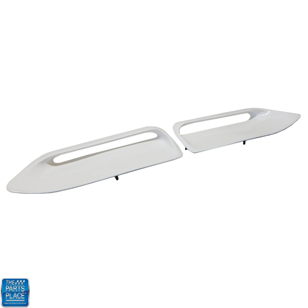 1969 Pontiac Firebird/TransAm HOOD SCOOP INSERTS; FIBERGLASS; RH & LH