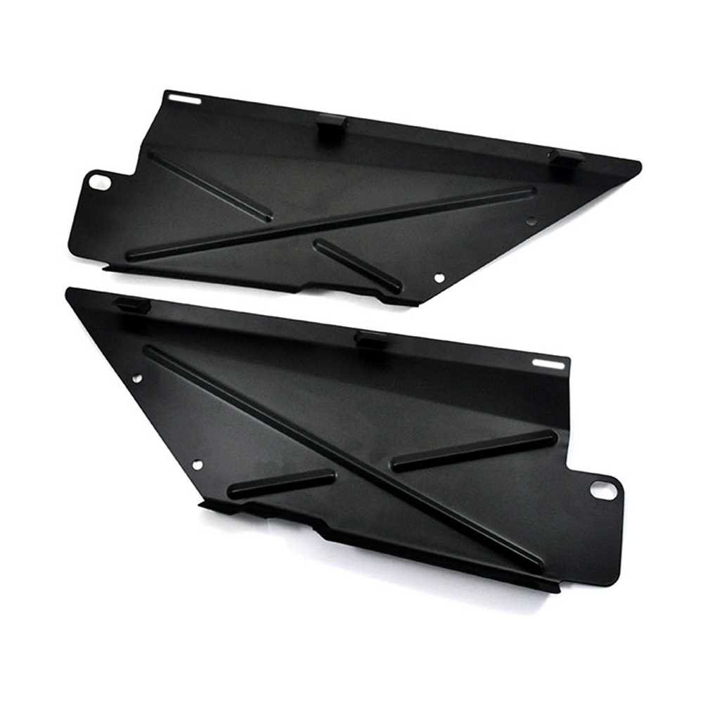 1968 Pontiac Firebird/TransAm RADIATOR SUPPORT UPPER BAFFLE FILLER PANELS; WITH HO, 400CI OR FACTORY AC; PAIR | BP1237F