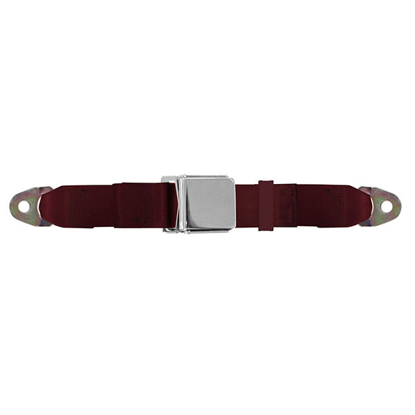 1992 Cadillac Cars CHROME FLIP STYLE LAP BELT, MAROON (2008) 74