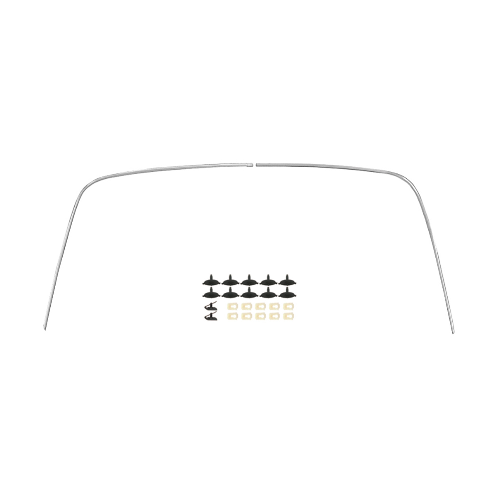 1969 Pontiac Firebird/TransAm VINYL TOP MOLDINGS WITH CLIPS - SET | XP3942F